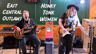 East Central Outlaws  The Rolling Stones Honky Tonk Women Live at the Getaway Bar 2024 [upl. by Anida]