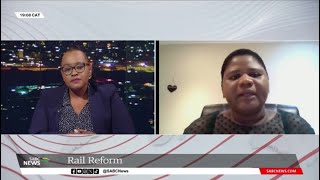 Rail Reform  Transnet in the process of teaming up with private sector Bessie Mabunda [upl. by Riley]