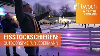 Eisstockschießen geselliger Spaß auf dem Eis  fitwoch mit Patric Heizmann [upl. by Adran]