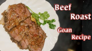 GOAN ROAST BEEF RECIPE  AUTHENTIC GOAN BEEF SPECIALITY roastbeef [upl. by Voss381]