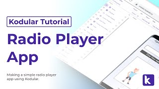 Kodular 2  Making a Radio Player App [upl. by Eile716]