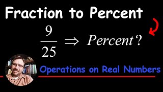 How to convert a Fraction to a Percent [upl. by Hurley235]