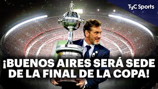 LA FINAL DE LA COPA LIBERTADORES SERÁ EN ARGENTINA ⚽ EL MONUMENTAL SERÍA EL ESTADIO 🔥 SONRÍE RIVER [upl. by Aicilav]