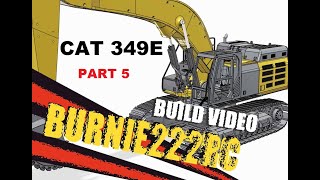 Building a rc CAT 349E Excavator  Part 5 The Arms [upl. by Chap]