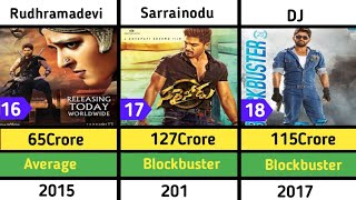 Allu Arjun All Hit amp Flop Movies List  Pushpa Part1 alluarjun [upl. by Helprin377]