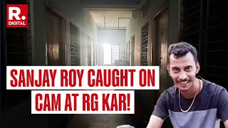 Kolkata Doctor Death CCTV Shows Accused Sanjay Roy In RG Kar Hospital After Incident [upl. by Barnaba]