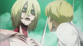 Annie Save Armin  Attack On Titan Season 4 Part 3 Episode 2  進撃の巨人  AOT Season 4 Part 3 Episode 2 [upl. by Nnawaj351]