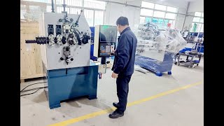 Todays workshop video CNC Spring Coilling Machine GTCS335 is undergoing pre shipment inspection [upl. by Alaekim]