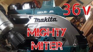 Makita 36v Mitre Saw DLS111 Full Review  XSL06 18v x2 Miter Saw Review [upl. by Marshall397]