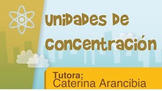 Unidades de concentración [upl. by Nyrhtak675]