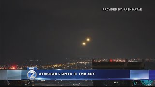 Caught on camera Strange lights spotted floating over Oahu [upl. by Kohn]