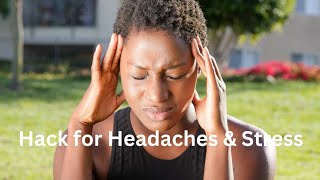 Hack for Headaches and Stress reliefs headaches wellbeing hacks [upl. by Nuahsar236]