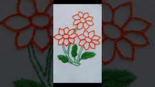 Chain stitch hand embroidery simple chain stitch [upl. by Johnny694]