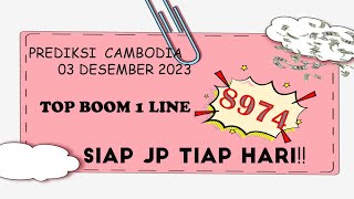 PREDIKSI CAMBODIA 03 DESEMBER 2023  BOCORAN TOGEL CAMBODIA HARI INI  RUMUS CAMBODIA JITU [upl. by Atinoj504]