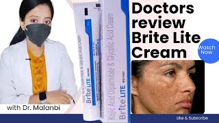 Brite Lite cream review Contents  Uses and precautions Dr Malanbi [upl. by Sheldon]