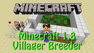 Minecraft 19 Infinite Villager Breeder Showcase no Redstone [upl. by Ibed143]