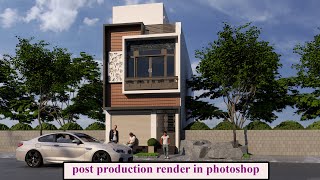 Adobe Photoshop PostProduction Render StepbyStep [upl. by Sillsby352]