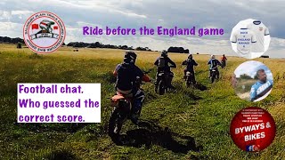 Ride before the England Game Sunday Euros 24 LIFE BEHIND BARS byways euros enduro greenlaning [upl. by Nednarb]