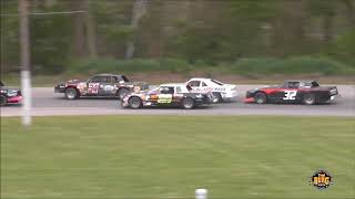 Street Stock racing heatfeature Galesburg Speedway May 13 2017 [upl. by Alick]