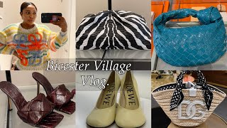 BICESTER VILLAGE  shopping Vlog BottegaGucci Loewe [upl. by Bullough]