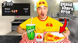 I RECREATED THE GTA PIZZA MENU IN REAL LIFE 💀 [upl. by Layol]