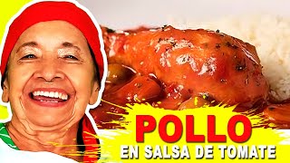 Pollo en Salsa de Tomate Cremosa y Fácil Receta Casera Paso a Paso [upl. by Cherida531]