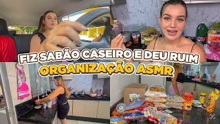 ISSO NÃO PODIA CONTINUAR ASSIM ORGANIZANDO AS COMPRAS DO MÊS🛒ALMOÇO SIMPLES DE VOLTA AS AULAS 😫 [upl. by Aidile]