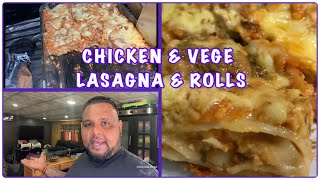 LASAGNA amp LASAGNA ROLLS RECIPE  CHICKEN amp VEGE [upl. by Indyc]