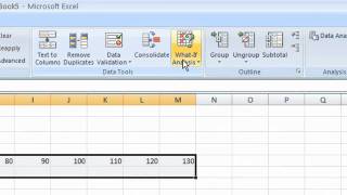 Sensitive Analysis on Excel [upl. by Bower]