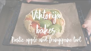 Viktorija bakes  Apple and Frangipane tart [upl. by Leod]