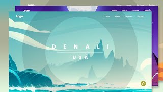 CSS Advanced Slider Animated Website Design  Step by Step Website Design Tutorial [upl. by Eselahc]