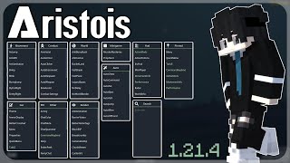 OP Minecraft 1214 Hacked Client  ARISTOIS Client [upl. by Gerianna]