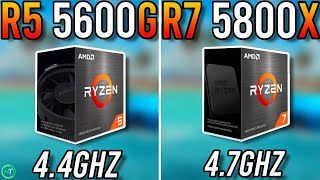 Ryzen 5 5600G vs Ryzen 7 5800X  Tested in Late 2024 [upl. by Wakefield]