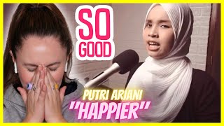 Putri Ariani quotHappierquot  Reaction Video [upl. by Thaddus]