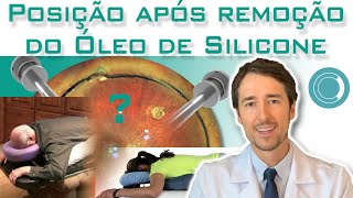 Posição da cabeça após cirurgia para remoção de óleo de silicone [upl. by Tara422]