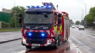 Withington Emergency One Volvo Pump Responding  Greater Manchester Fire amp Rescue Service [upl. by Bennet252]