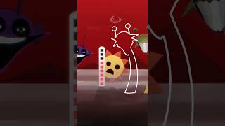 Scary Scanner Durple and Simon Incredibox Sprunki shorts sprunki animation outlines memes [upl. by Hescock]