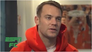 Manuel Neuer on BayernLiverpool in Champions League Bundesliga Germanys 2018 World Cup failure [upl. by Leirbma]