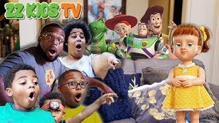 Toy Story 4 Toys Are Missing Gabby Gabby Plays Tricks on YouTube Families [upl. by Anined]