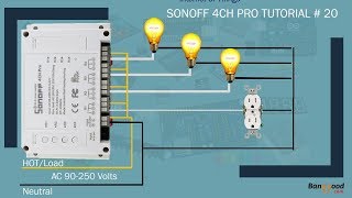 IOT Home Automation  Sonoff 4ch Pro part1 Tutorial  20 [upl. by Garrett264]