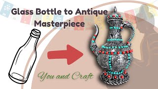 TibetanInspired Antique Masterpiece from a Glass Bottle🪷 [upl. by Inttirb]