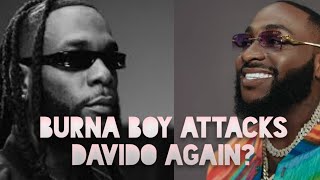 Burna Boy Attacks Davido [upl. by Sanalda]