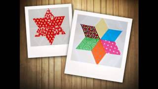 Six Pointed Star Quilt Pattern [upl. by Yalhsa]