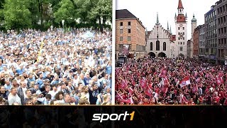 FeierVergleich Löwen zeigen FC Bayern wie Party geht  SPORT1 [upl. by Roobbie]