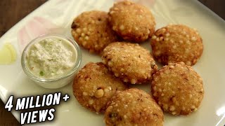 Sabudana Vada  By VahChef  VahRehVahcom [upl. by Uamak]