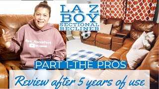 La Z Boy Recliner Review  AFTER 5 YEARS OF USE Part 1The PROs [upl. by Ettenim314]