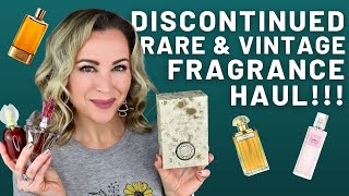 Rare Discontinued amp Vintage Fragrance Haul [upl. by Archer]