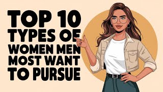 Top 10 Types of Women Men Most Want to Pursue [upl. by Leund950]