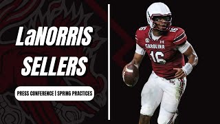 QB LaNorris Sellers spring football press conference  South Carolina [upl. by Richarda]