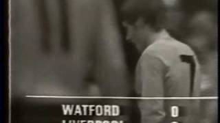 FA Cup quarter final 1970 Watford 10 Liverpool [upl. by Skrap]